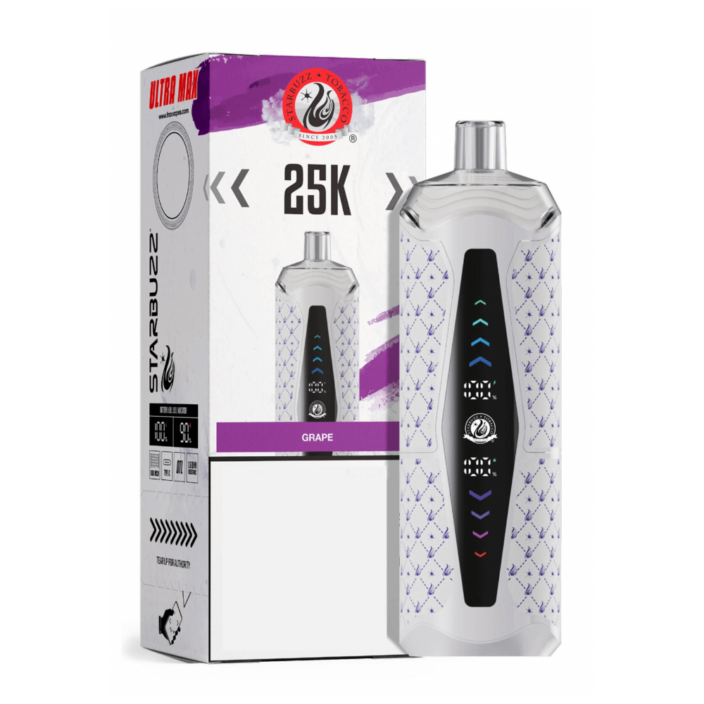 Starbuzz Ultra Max 25k Puffs Disposable Vape (Box of 10)