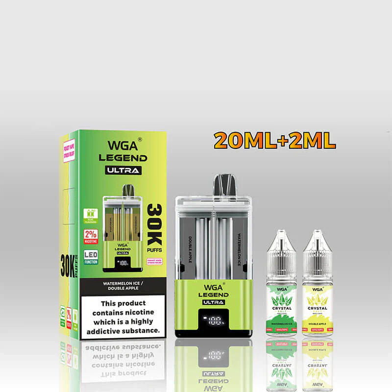 WGA Crystal Legend Ultra 30000 Puffs Disposable Vape (Box of 10)