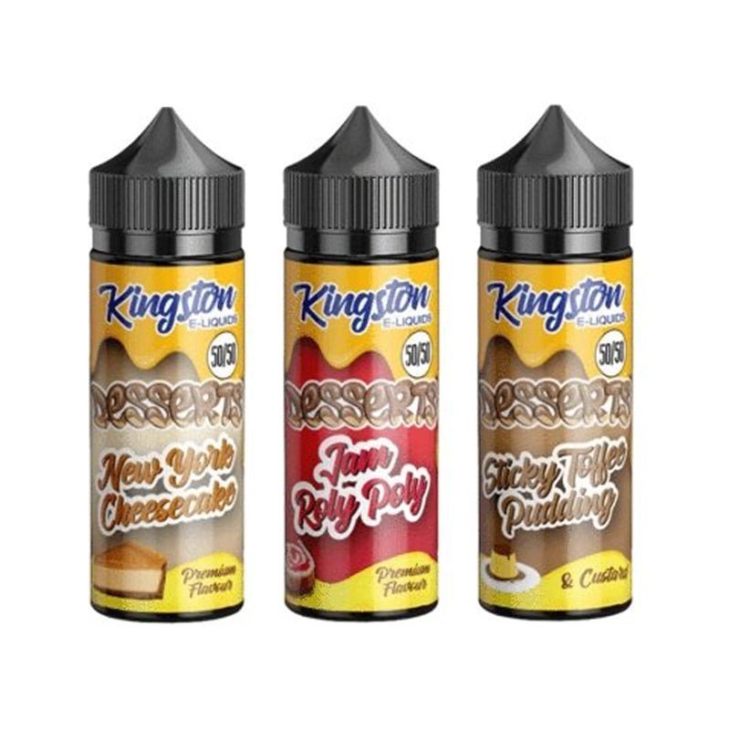 Kingston 50/50 Desserts 100ML Shortfill (Pack Of 10)