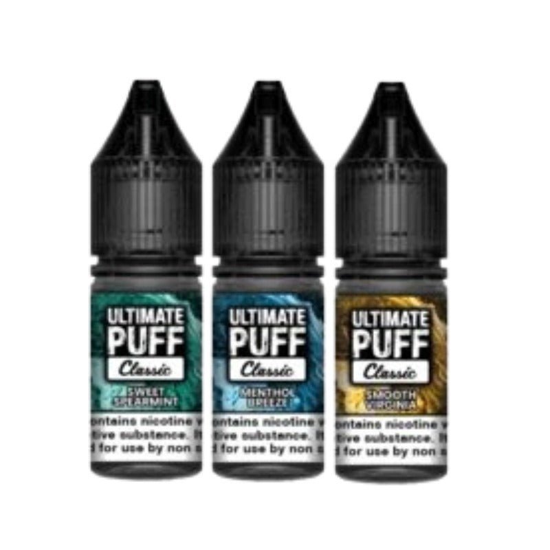 Ultimate Puff 50/50 Classic 10ml E-liquids (Pack of 10)